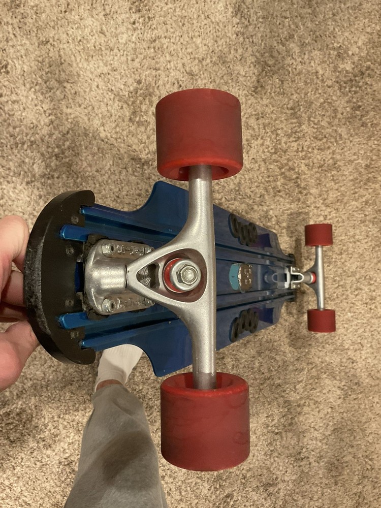 Beercan Boards Blue 38″ Longboard Great Condition | Runs Smoothly | Make an off