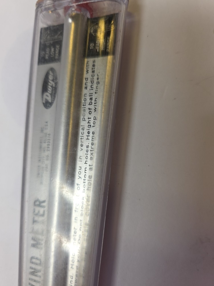 Vintage Wind Meter. Could Use A Cleaning.