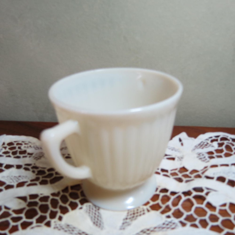 MacBeth Evans Petalware Monax Cream Open Sugar Bowl