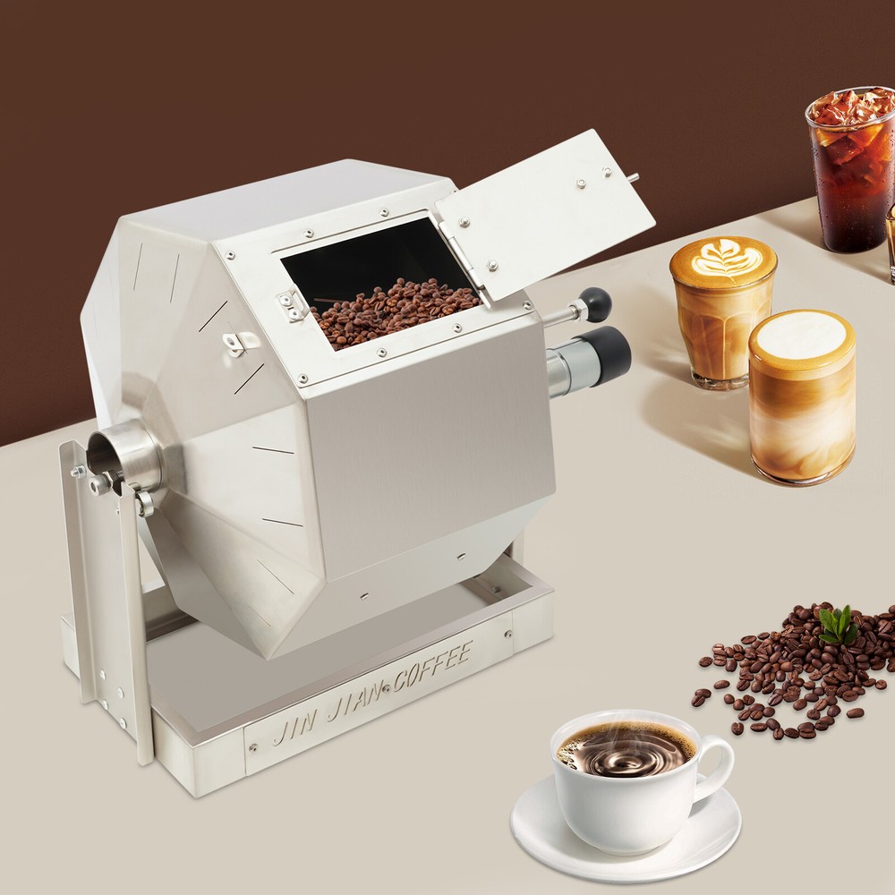 Coffee Bean Roaster W/ Speed Controller Corded Automatic Coffee Roaster Machine