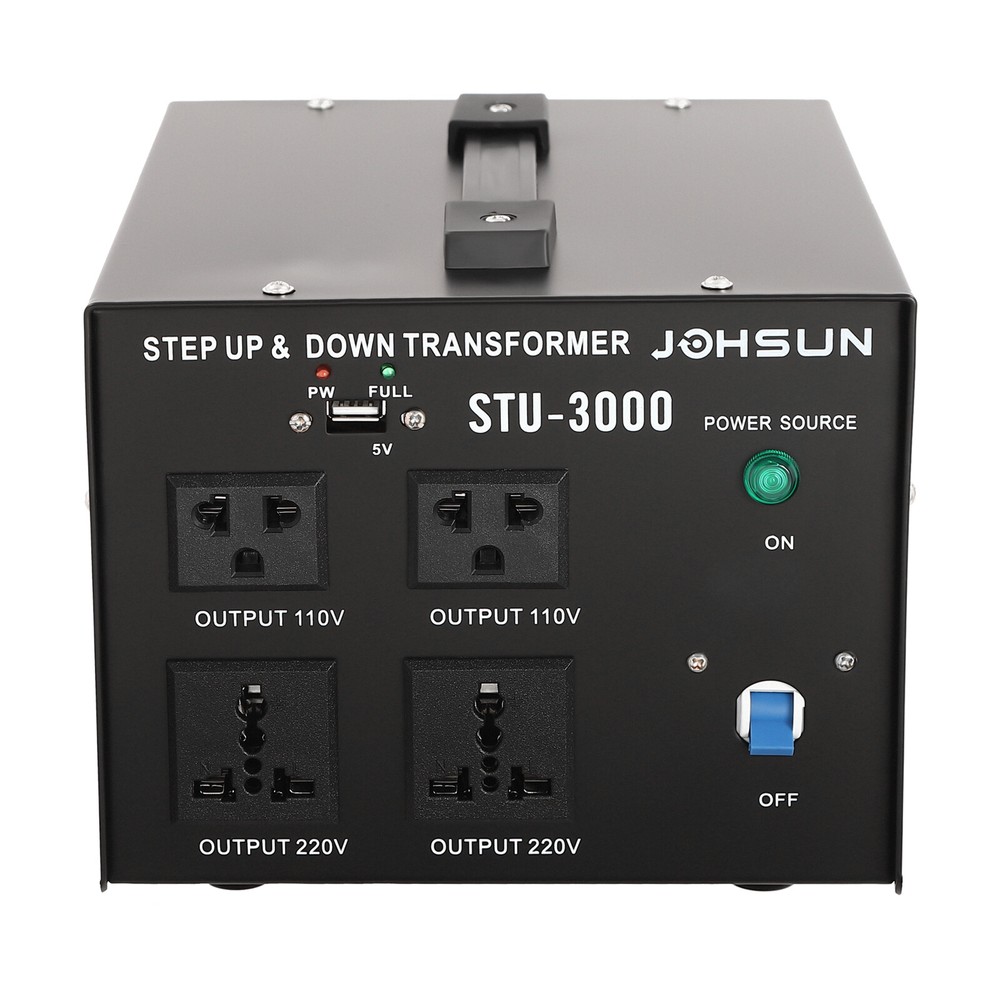 3000W Power Transformer Voltage Converter Step Up/Step Down Regulator 110V⇋220V