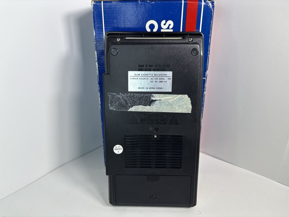 Slim Cassette Recorder Vintage