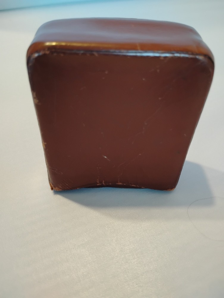 Vintage Meeker Calf Leather Covered Cigarette Case