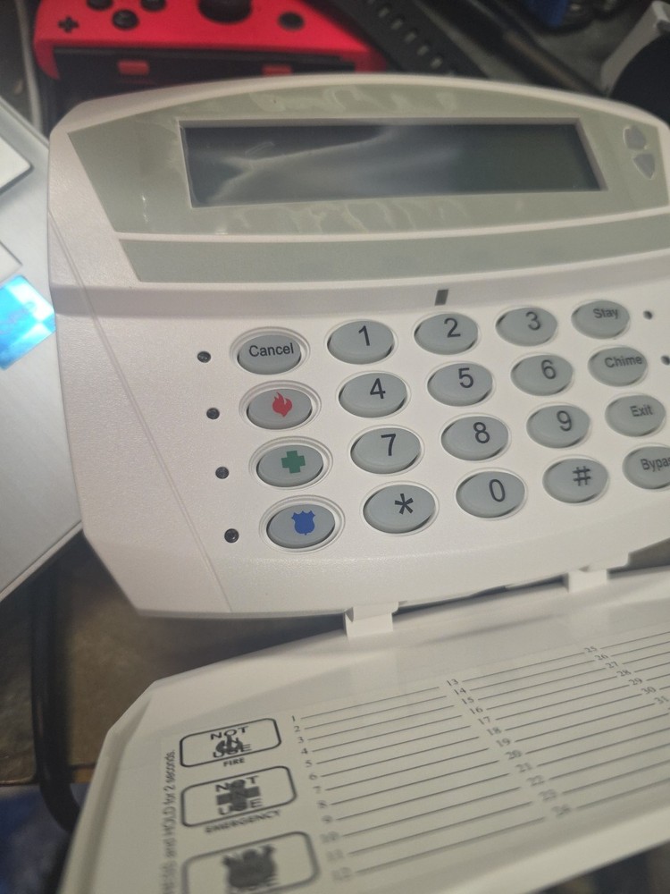 Interlogix GE Security CADDX NetworX NX-1448E 48 Zone Fixed LCD Keypad