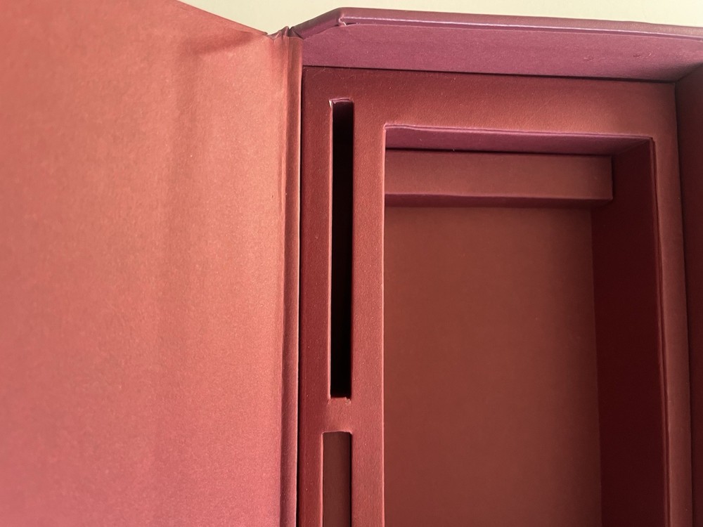 Authentic Jacques Marie Mage Last Frontier Red Leather Box Only
