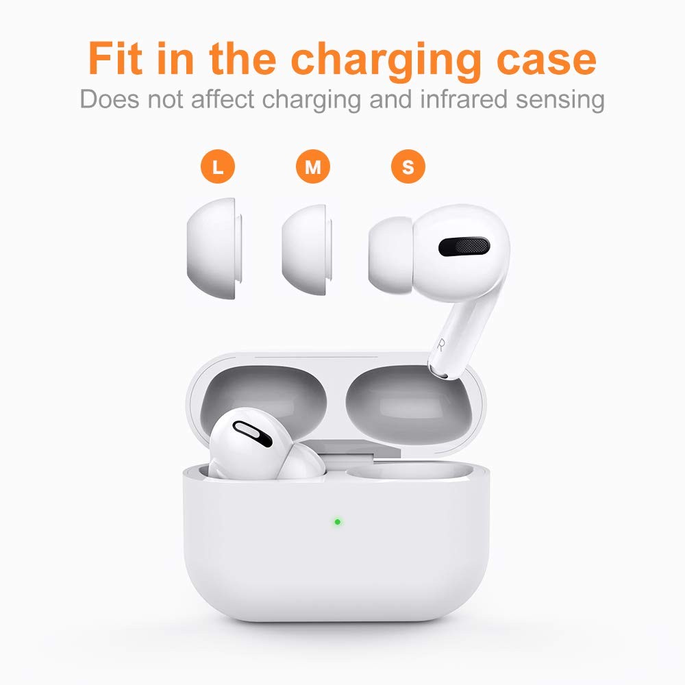 Link Dream 12 Pieces Replacement Ear Tips for AirPods Pro / White