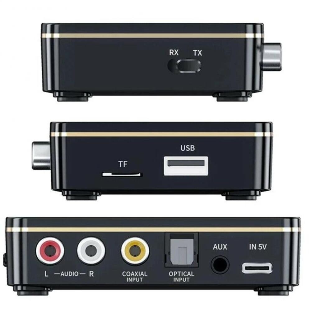 NFC Multi-Function Bluetooth Receiver Wireless 3.5mm AUX to 2RCA Audio Adapter D