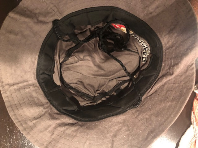 RUGGED RIDGE BUCKET HAT WITH CHIN STRAP TIE