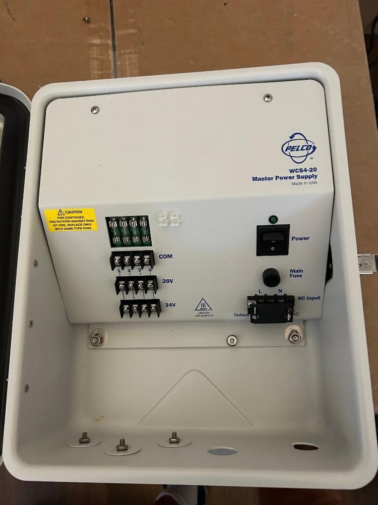 Pelco WCS4-20 Master Power Supply Unused