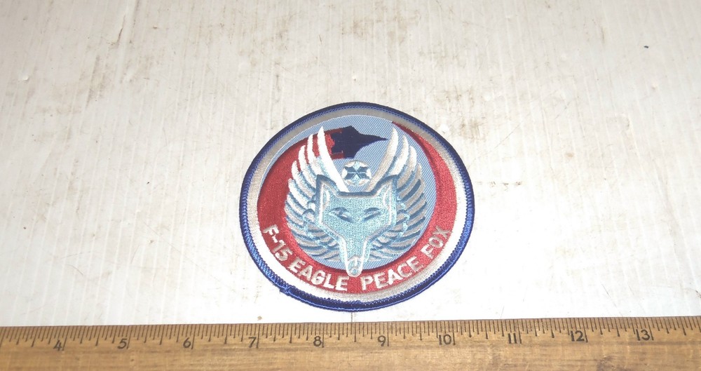 US Air Force - F-15 Eagle Peace Fox Embroidered Patch