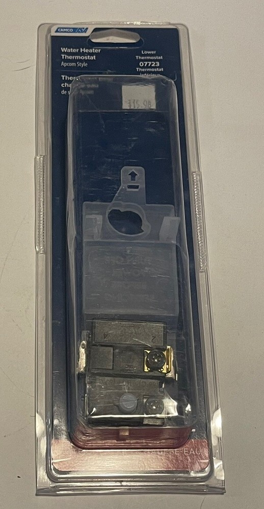Camco 07723 Water Heater LOWER Thermostat, Apcom Style - NEW
