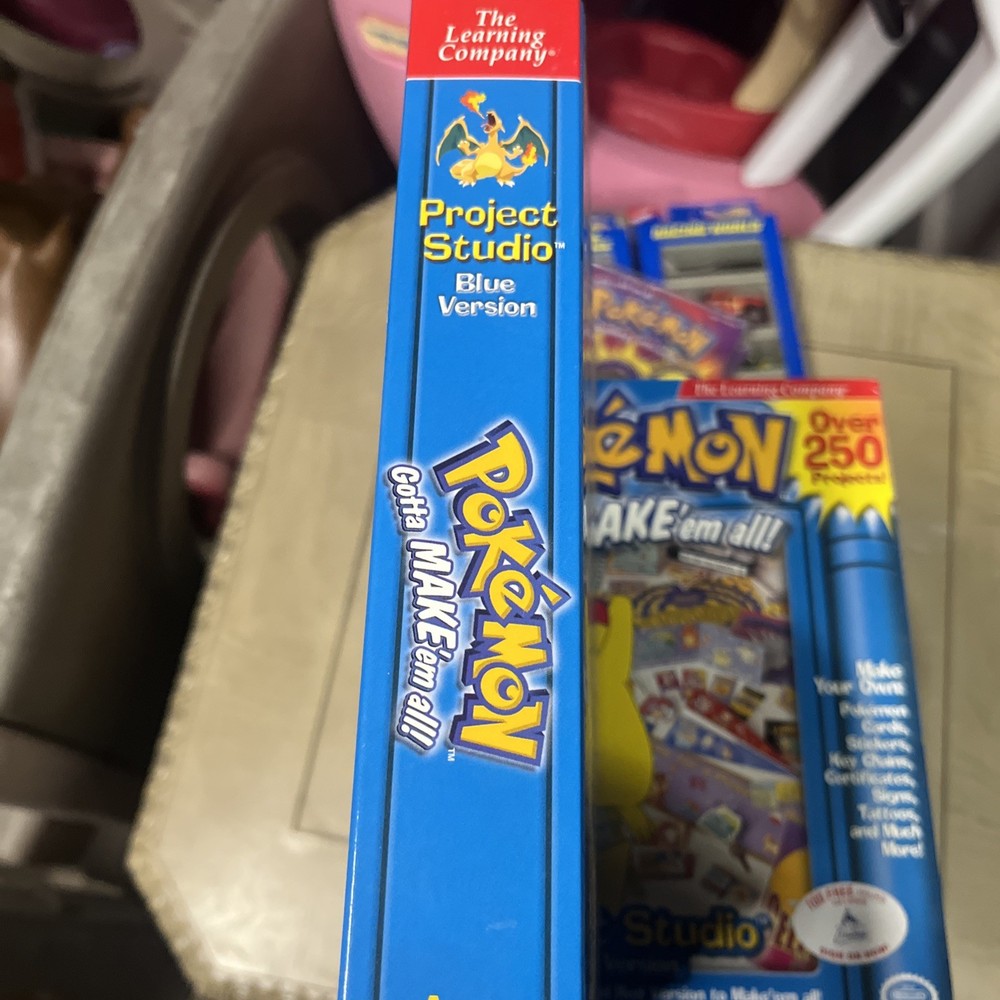 Pokemon Gotta Make'em All Project Studio Blue Version Windows In Box Unopened