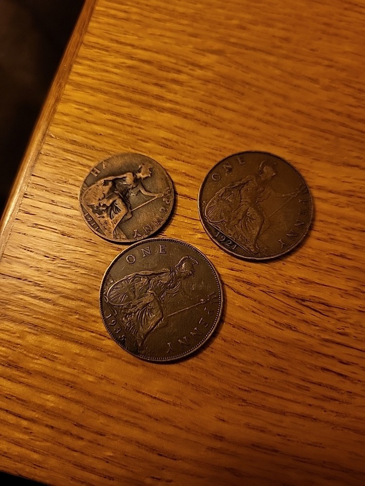 British Coins Set Of 3