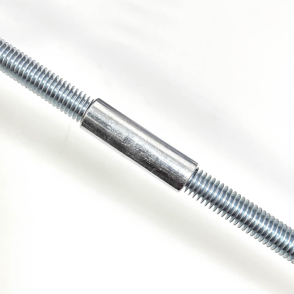 NIDAYE 20 Packs 3/8"-16 Round Rod Coupling Nuts, UNC Threaded 3/8"-16, Silver