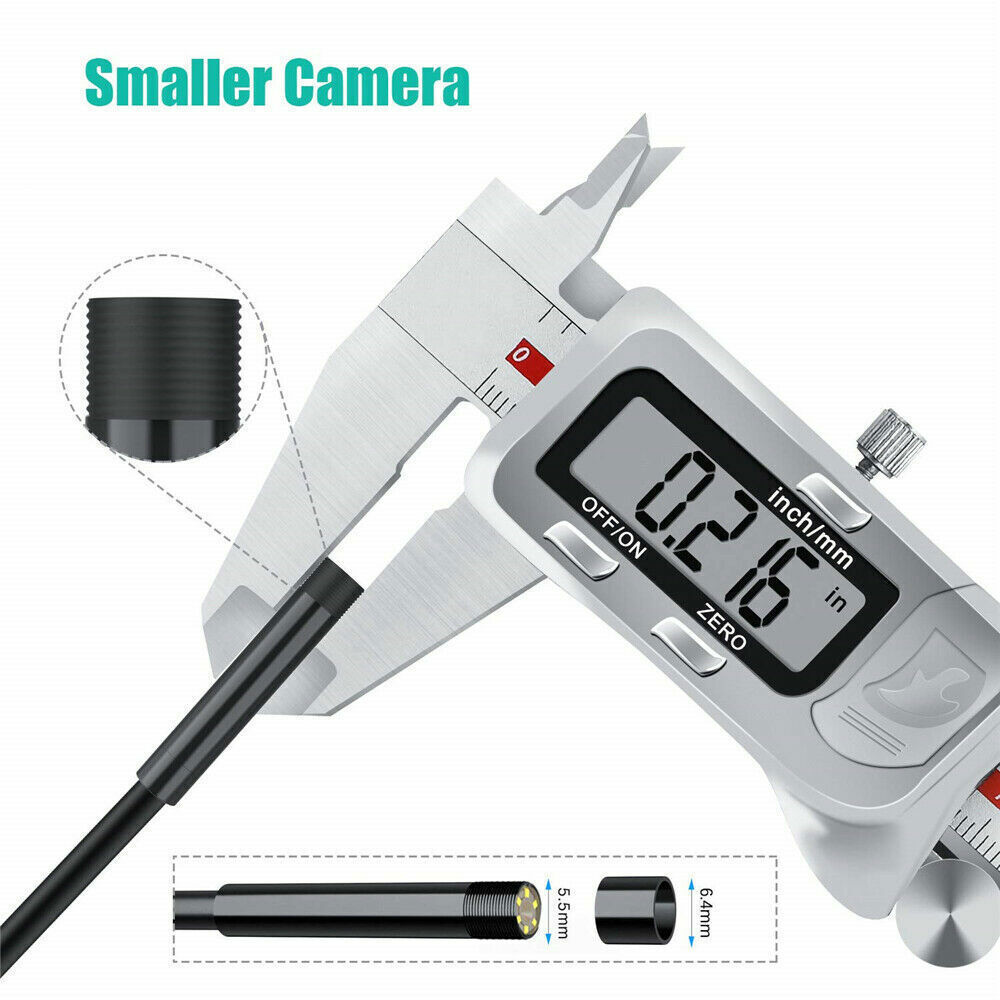 Wireless Wifi 5.5mm Endoscope Camera Borescope Inspection For Android iPhone