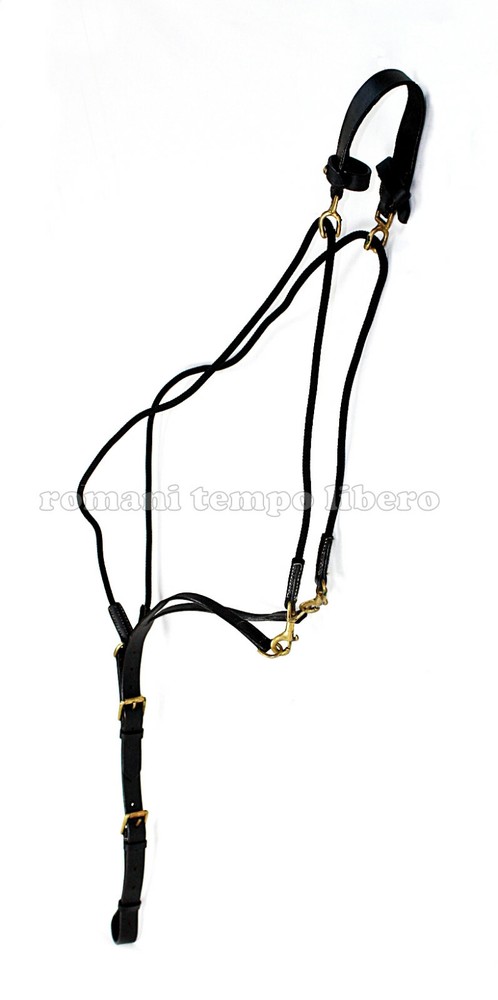 Leather Gogue with Brass Buckles