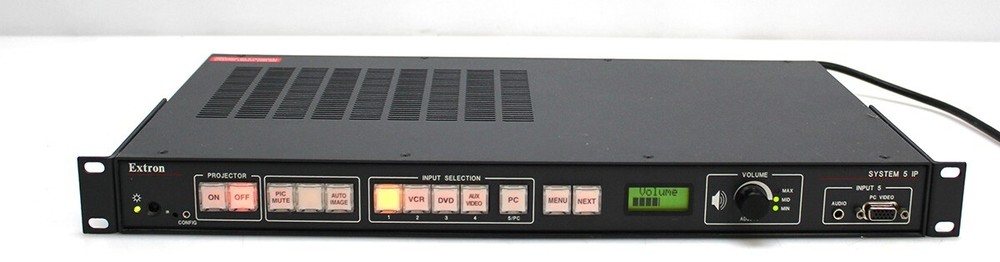 Extron System 5 IP SA FPC 8M Audio/Video Switcher w/ Front Panel Control & Amp