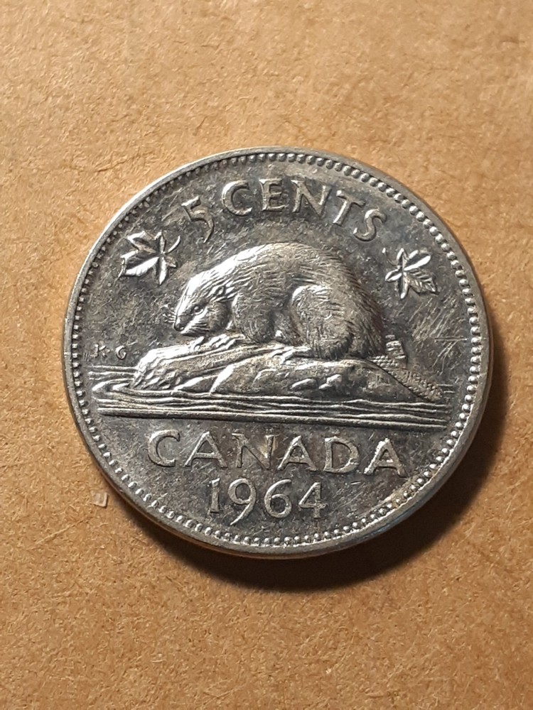 1964 5 CENTS CANADA