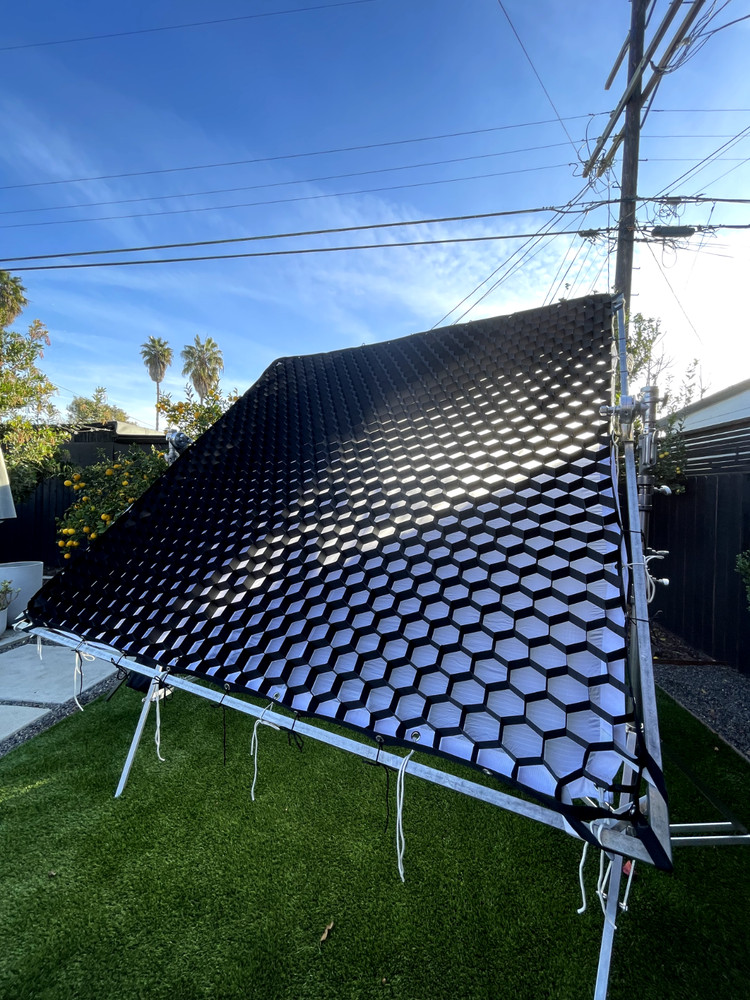 8' x 8' - Hexo Control Grid Soft Egg Crate w/Carry Case ( LCD )