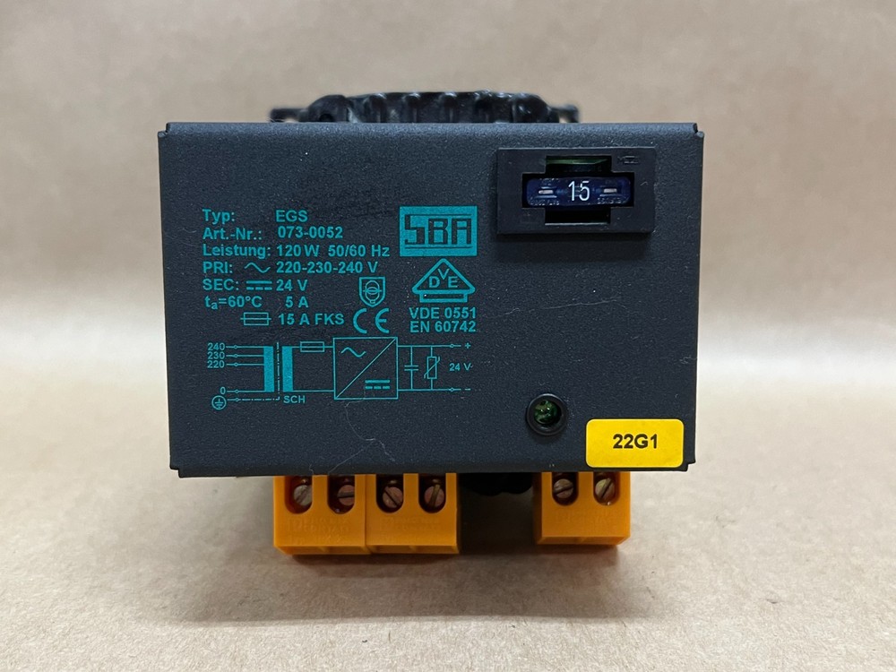 SBA EGS 073-0052 Transformer