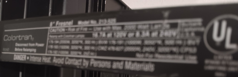 Fresnel 6" Adjustable Stage Light