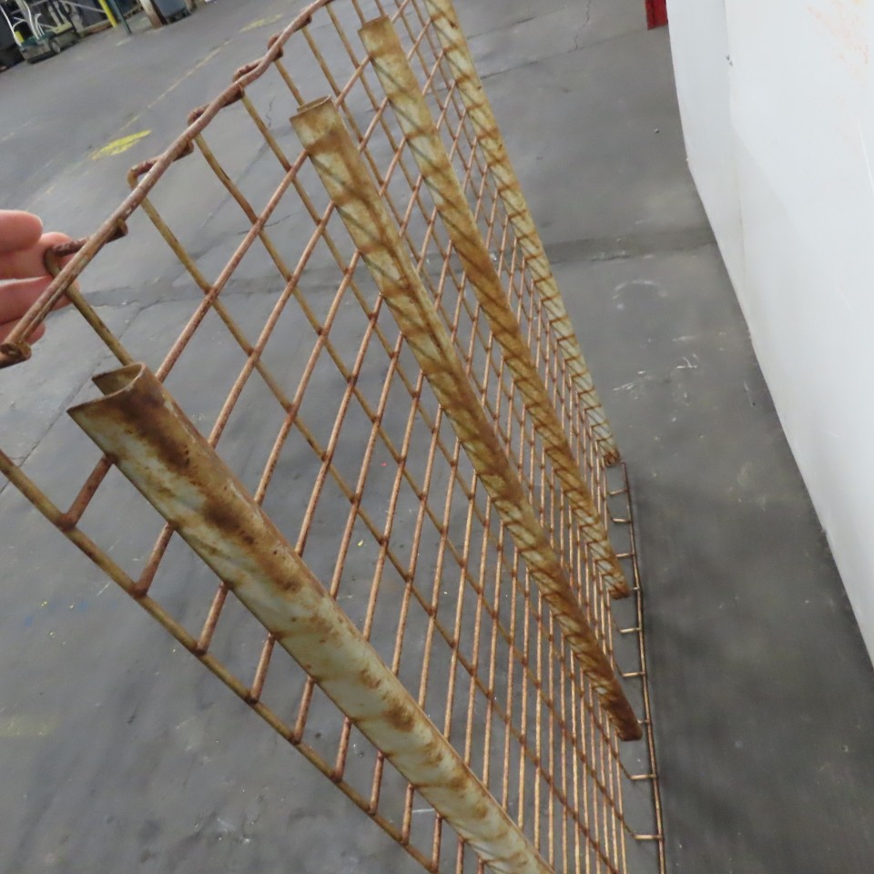 48" x 48" 4 Channel Double Waterfall Pallet Rack Wire Decking USED