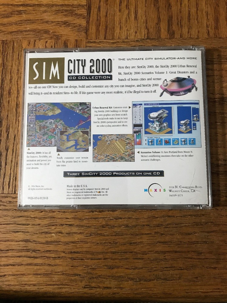 Sim City 2000 PC Game