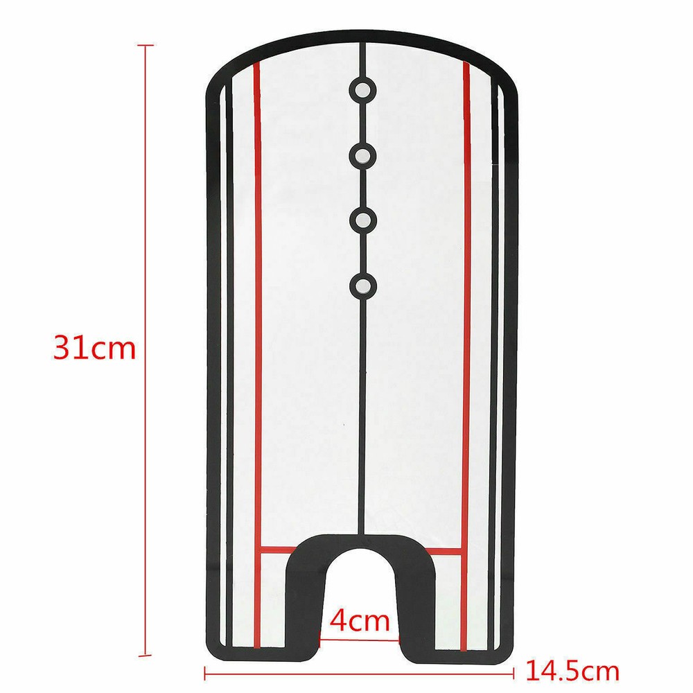 Portable Golf Putting Mirror Training Eyeline Alignment Practice Trainer Aid