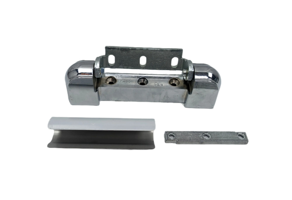 Incomplete - Kason Door Hinge Chrome, 1-3/8" Offset