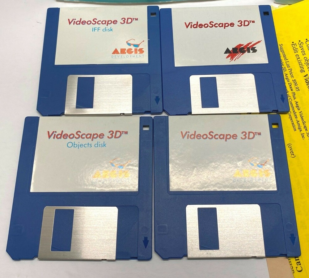 VideoScape 3D Software Aegis Development for Commodore Amiga 1987 User Guide