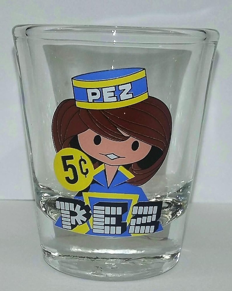 PEZ Candy 1½ Shot Glass