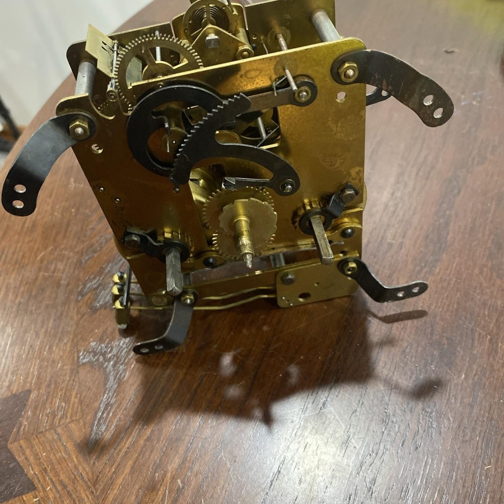 Henry Coehler 001942 Mantle Clock Movement Strike Side Working