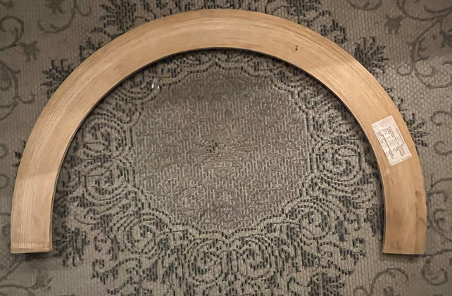 Andersen Windows Oak Trim Arch 28" Diameter