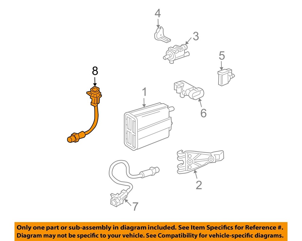 GM OEM 02-08 Bravada Emission Components-Rr Oxygen Sensor 12578624