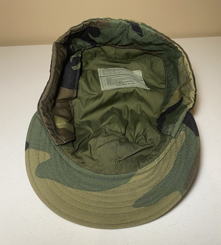 Army Cap Camouflage Pattern Class 1 Camo Hat Size 7 1/2