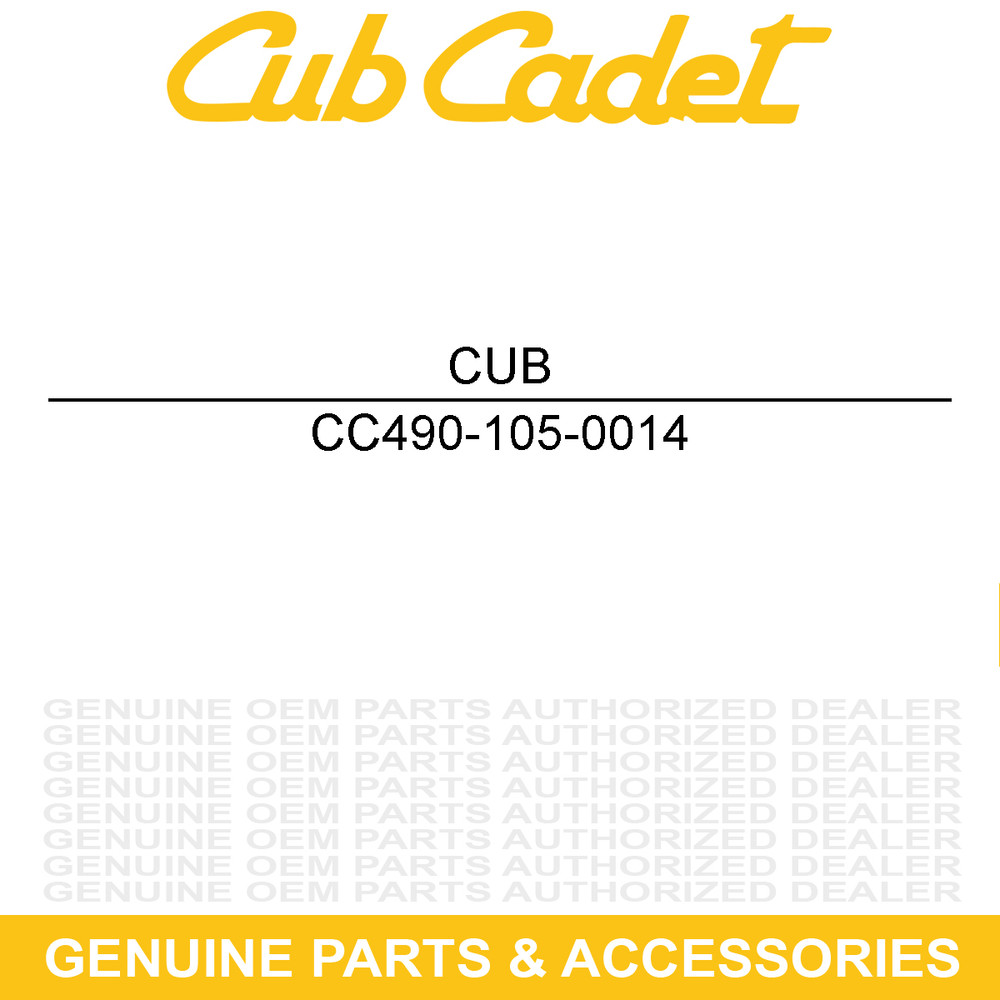 CUB CADET 490-105-0014 Universal Edger Blade
