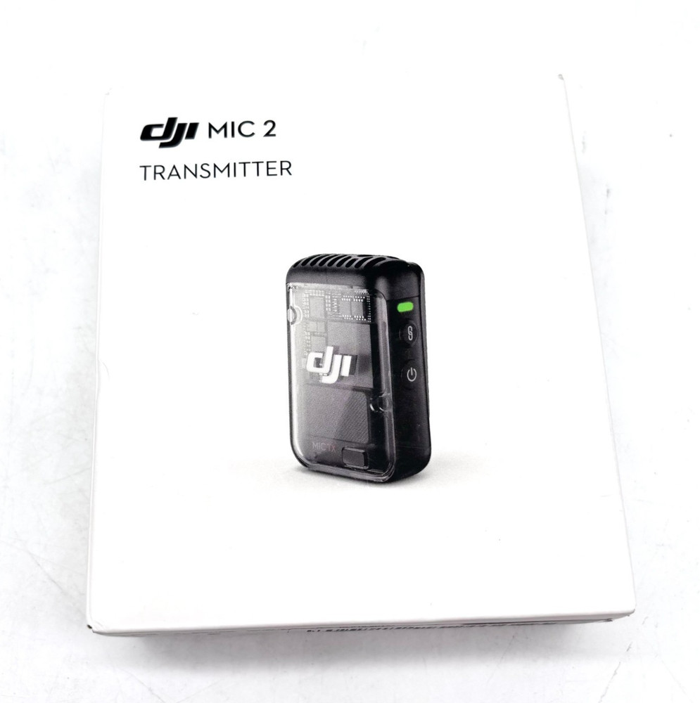 DJI Black MIC 2 Compact Transmitter Wireless Microphone