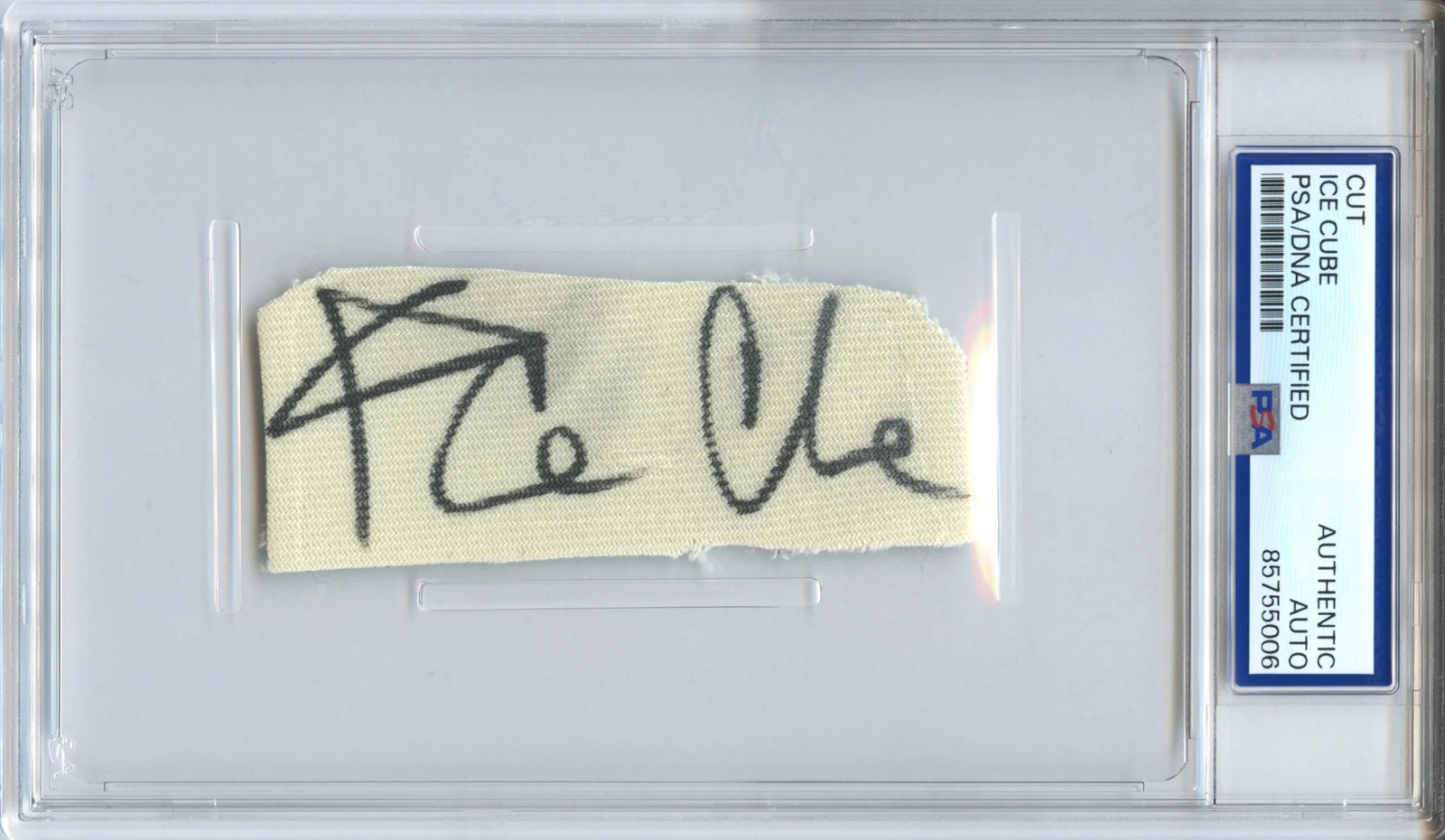 Ice Cube Signed Autographed Cut PSA/DNA Authenticated