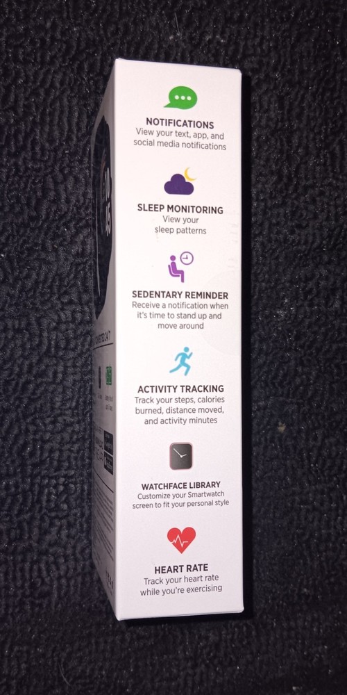 EVO 24/7 SMART WATCH HRM, ACTIVITY TRACKER, ANDROID AND IOS COMPATIBLE - NEW