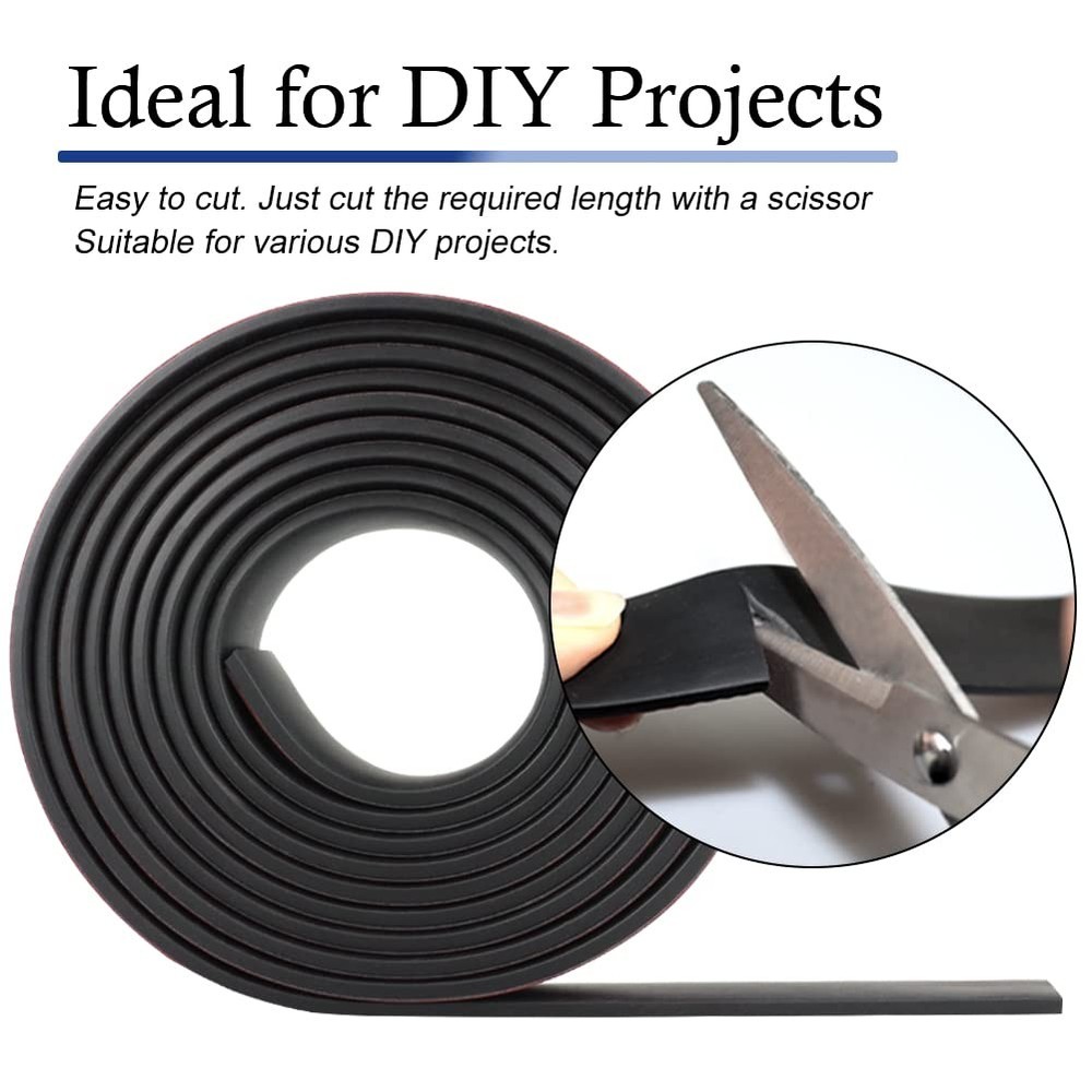 Neoprene Rubber Strips Self Adhesive Solid Rubber Sheets, Rolls & Strips for ...