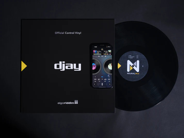 Algoriddim djay Pro 12" Control Vinyl (Black Single)