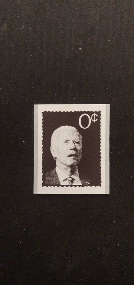 Clueless President Joe Biden "Zero Cent" Worthless Postage Stamps 10 pcs