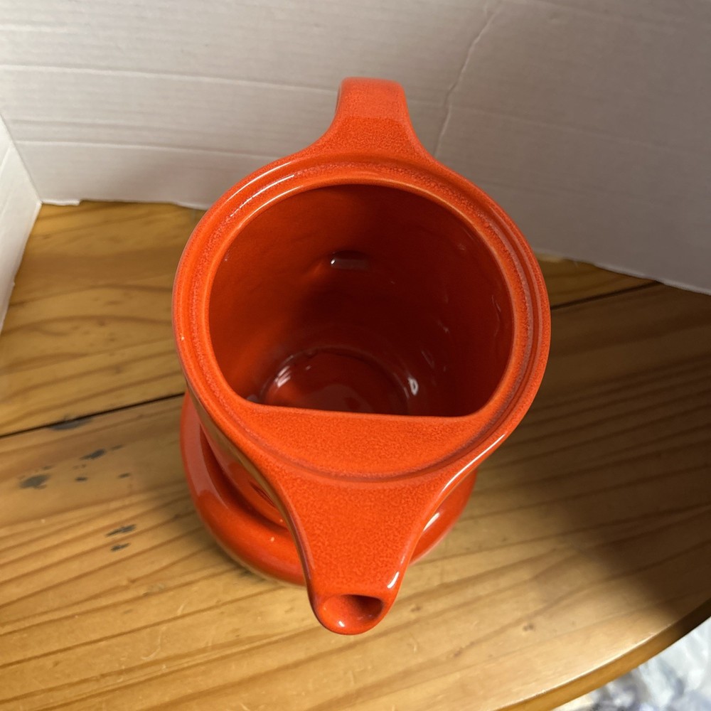 WAECHTERSBACH RED COFFEE POT with WARMING BASE