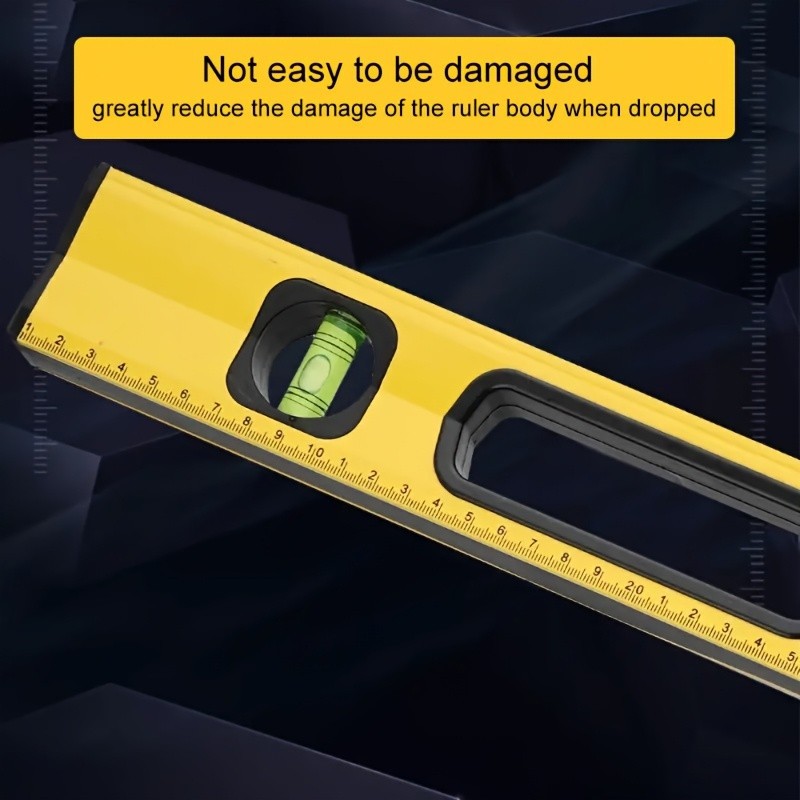 Heavy-Duty Spirit Level - Accurate Alignment for Construction & DIY Projects