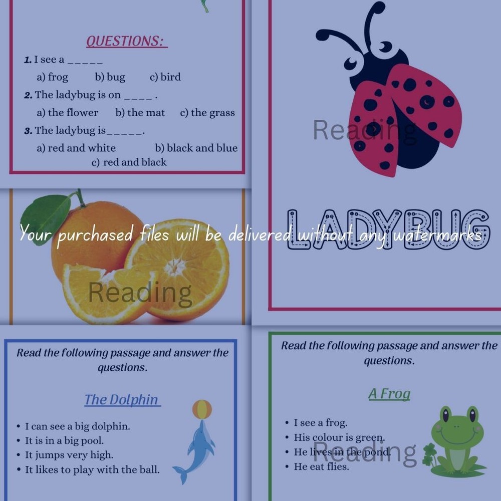 Reading Worksheets for Kids – Fun & Easy Comprehension Practice