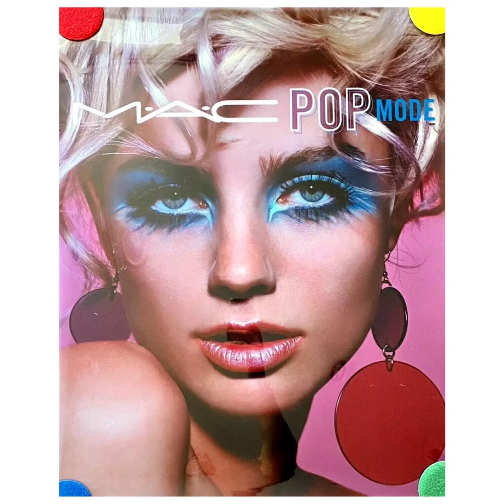 2003 ORIGINAL Light Box Store Display Poster Vintage MAC Cosmetics - POP MODE