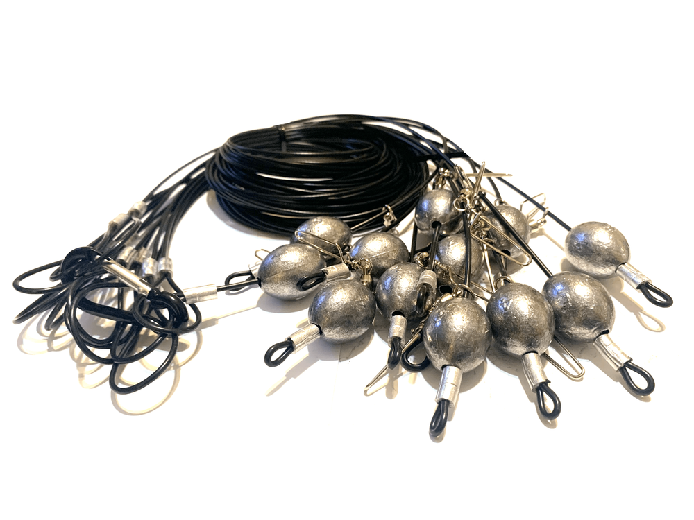 60" 8oz Egg Sinker Texas Rig Decoys