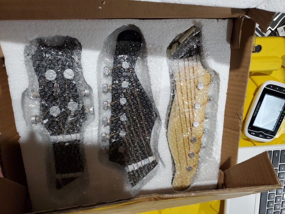 Guitar Head Decor Wall Hanger 3 Pack (Brand NEW!)
