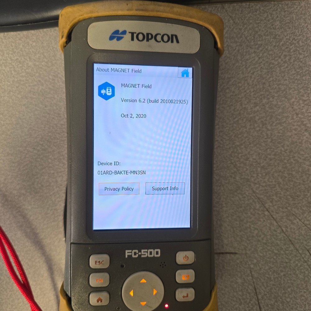 Topcon FC-500 Data Collector w/Internal GPS