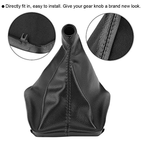 Car Shift Knob Cover Artificial Leather Shift Boot Left Hand Driver Car Gear